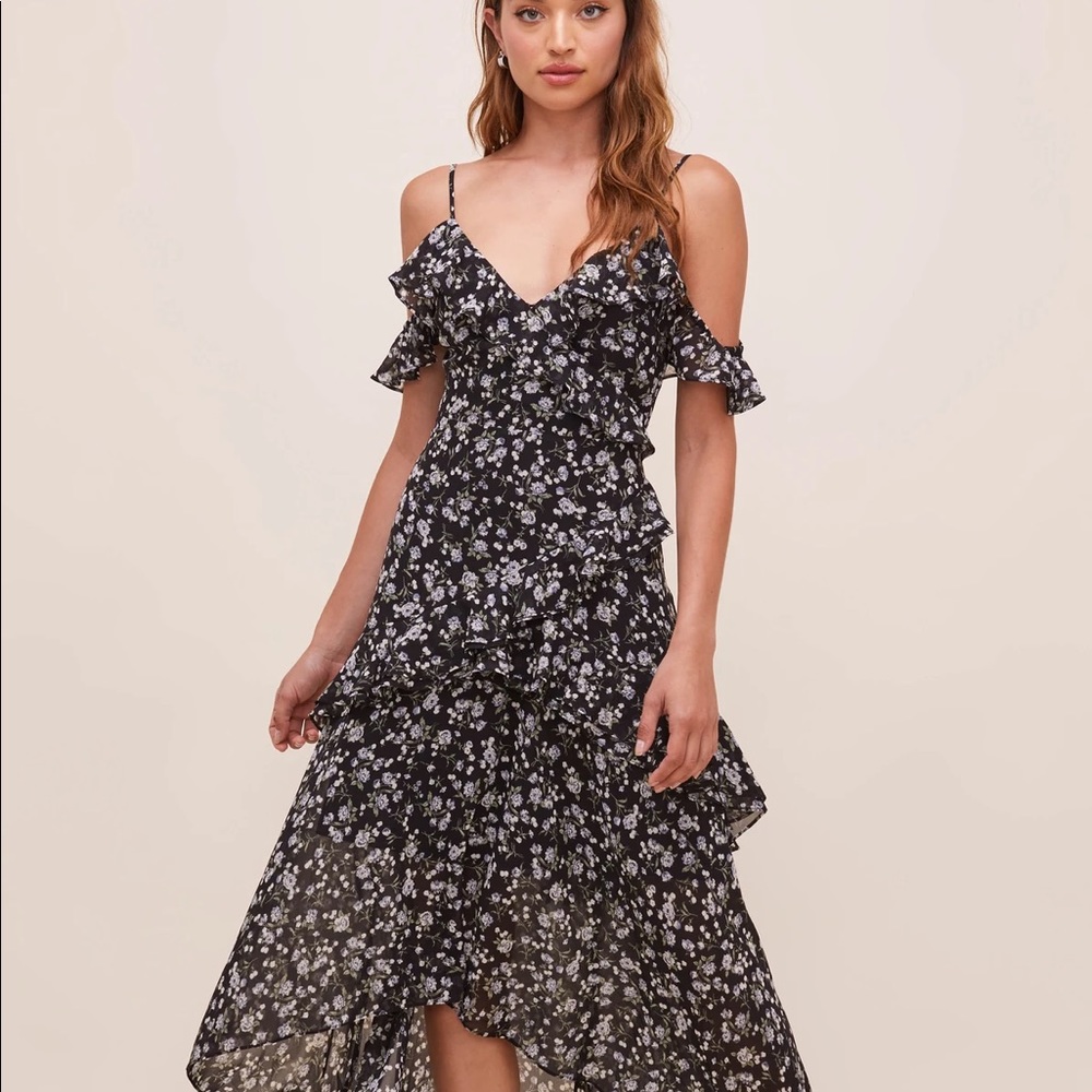 ASTR the Label - At First Sight floral midi dress